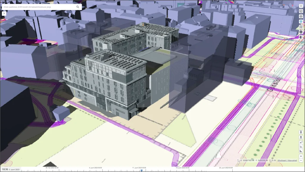 E-construction 3D digital twin